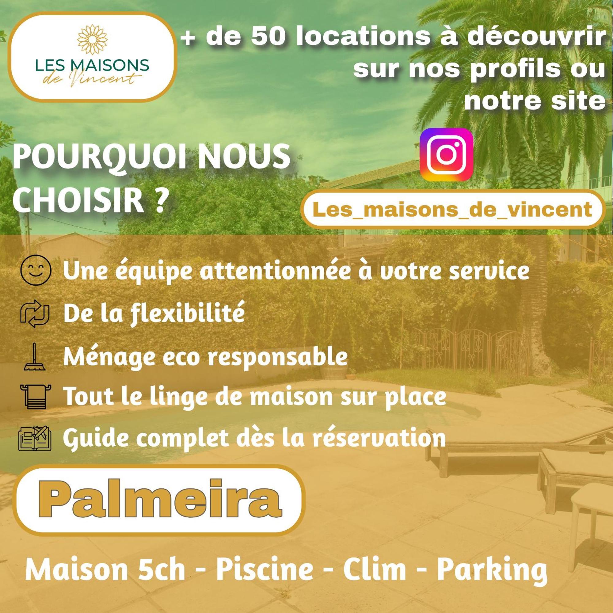Palmeira, Piscine - Parking - Clim Arles Exterior photo